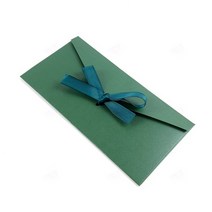 축의금 축화혼 리본 달린 돈봉투 가로형 크라프트지 결혼식 청첩장 봉투 이쁜 고급 끈 장식 감사 기프트 부모님 명절 어버이날 세뱃돈 칠순 현금 예단 지폐 엽서 청록 긴봉투