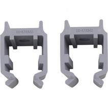 정사각형 프레임용 EZXtend Pontoon Bimini 탑 클립. 폰툰 지지대를 프레임에 고정합니다. 블랙과 그레이 마린 그레이드 Made in USA의 3가지 사이즈로 제공됩, 1-1/4