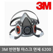 OP 3M 송기식마스크 듀얼면체 6200 필터교환식 양구형