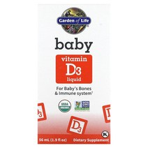 Garden of Life Baby Vitamin 비타민d Liquid 1.9 fl oz ( 56 ml)