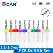 10개 드릴링 회로 기판 카바이드 CNC 기계 미니 드릴 비트21mm 30mm PCB 세트, 10 개 2.9mm
