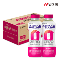빙그레 슈퍼부스트 에너지드링크 수분충전 12개입 + 파워충전 12개입 500ml, 파워충전 24개입