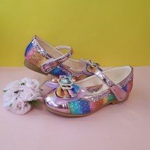 [탈렌트키즈] TS레인보우파티구두 여아구두 유아 아동구두 초등생 공주 반짝이