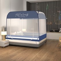 몽골게르텐트 대형 Yurt-모기장 무료 설치 접이식 360 전체 패키지 집 침실 캐노피 텐트 가정용 직물, 11 011_03 1.8x2.0m
