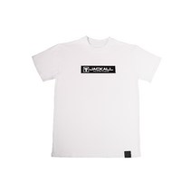 쟈칼 박스 로고 티 M~XL 2컬러, 블랙 M