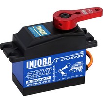 INJORA 35KG 서보 브러시리스 방수 고전압 서보 모터 하이 토크 디지털 서보 1/10 1/8 RC 자동차 모델용, 한개옵션0