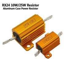 저항기 가변저항 전자 필름1PCS 10W 25W 알루미늄 전원 금속 쉘 케이스 권선 저항기 0.01 30K 1 2 3 5 6 8, 125 25W 75R
