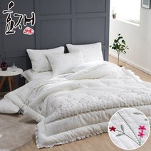 [천삼백케이] [투유] 정원 꽃자수 피그먼트 차렵이불(Q) by효재