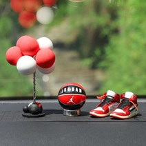 차량용 피규어 인테리어 농구공 방향제 대시보드 장식품 소품 세트 캐릭터 장식, B