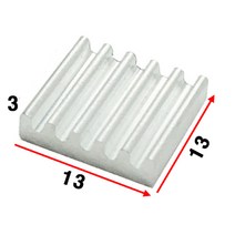 JINHA 방열판 알루미늄 방열패드 방열시트 13x13x3