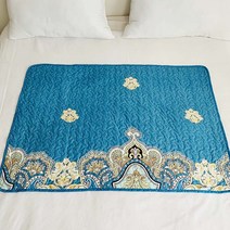 생리방수패드 생리 이불 패밀리 침대 이불 패드 양면클램프 이모 여학생 기숙사용 월경 라지 사이즈 양면 워싱, 02 110*120, 06 대유럽식