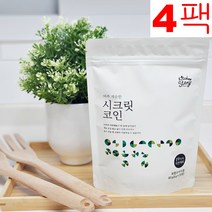 빅마마 시크릿코인 개운한맛 (20알X4팩) 더편한 육수명장 자연한알 천연 조미료 고체육수 백년육수 캠핑육수 여행육수, 80g, 4개