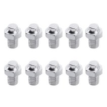 10pcs 자전거 페달 나사 산악 자전거 페달 고정 스터드 안티-슬립 실버, 알루미늄 합금