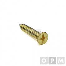 OPM 신주도금 접시머리스크류볼트 봉지판매 4x20 (1000EA)