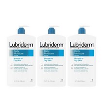 루브리덤 데일리 모이스처 로션 중건성 피부용, 473ml, 3개