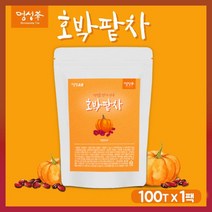 호박팥차 티백 여우차 국내산 호박 팥 우엉 건호박 차 호박물 호박수 호박티 여우티 식후 건강차 100t 대용량, 1Ea, 150g