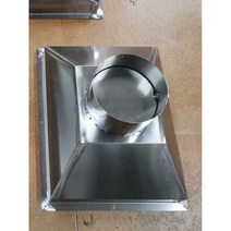 산업용 후드 가스 배기 환기 식당 공장 집진기 스틸, 600MMx600MM