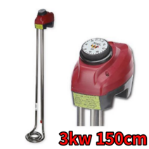 우주전열 온수히터 3Kw 1500mm 돼지꼬리 타입 물히터 5톤 물탱크