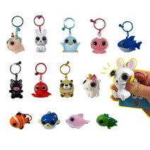 마린프렌즈스토어 팝아이키체인 PVC TOY 귀여운키홀더 캐릭터열쇠고리, 니모