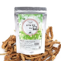 참건강마을 국산 유기농 무볶음차(무말랭이차) 80g, 2팩