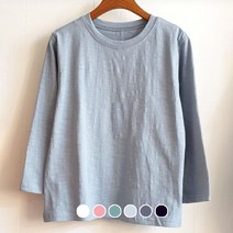 [당일배송] 여성용 순면 세미크롭 티셔츠 6color