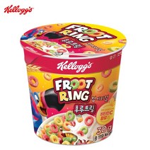 켈로그 후루트링 컵 시리얼, 30g, 2개