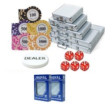 카지노칩 국제규격 포커칩 하드케이스 세트 100P 200P 300P 500P, 데칼크레이 200p 알루미늄 하드케이스 세트