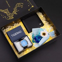 시계 선물 세트 아빠 시아버지 생신선물 60대 장인어른 어르신 실용적인 교수님 이직 무난한, 단일사이즈, 시계+지갑 선물세트 1