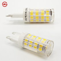 LED G9 램프 2.6W 핀램프 핀전구 핀조명 핀할로겐램프, 전구색(노란빛)