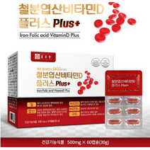 종근당 빈혈영양제 약 2개월분 임산부 출산 철분제 60캡슐