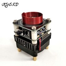 테슬라 코일 HFSSTC 10 분 전자 양초 플라즈마 불꽃 고주파 발생기 DC 36V-48V 기술 완구 DIY, 01 6CM No Plug, 01 6CM No Plug