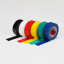 서통 전기테이프 10M 고무 PVC 절연 테이프, 백색