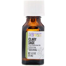AURA CACIA 100% 순수 에센셜 오일 클라리세이지, 1개