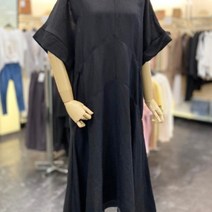 알토 NC08 배색 스티치 맥시 린넨 원피스 ALOW205G1