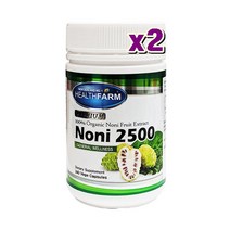 뉴질랜드 헬스팜 프리미엄 노니 2500mg 240 식물성캡슐 x2, 2box, 240캡슐
