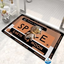 국내배송 씨엔월드 부드러운 규조토 발매트 화장실 욕실용, 패턴1