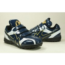 성인용 남성 훈련 있음 네이비 야구화 야구 로우 블루 고무 인조잔디 신발 교육용 탑 깨진 네일 밑창