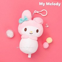 산리오 마이멜로디 캐릭터 눈사람 봉제 인형 가방고리 열쇠고리 키링