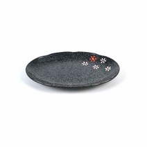 단풍문양 실용적인 타원접시 멜라민그릇 5호, 단일속성