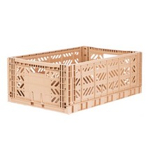 아이카사 폴딩박스 L cocoa_Passive Lock 22cm, 코코아, 1개