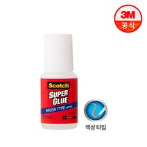 스카치 AD127 순간접착제 브러쉬 타입 7gㅣ 액상 타입, 1개