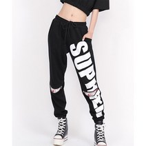 슈퍼 무릎 지퍼 방송댄스복 조거팬츠 / 유니크걸
