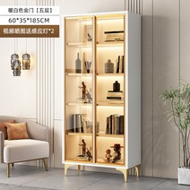 유리장식장 피규어 진열장 레고 건담 인형 장식 장 키큰 높은, 화이트 60x35x185