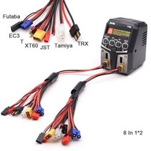 SKYRC T100 듀얼 5A 2X50W 밸런스 충전기 FPV 2-4S LiPo LiIon LiFe LiHV 배터리용 RC 드론 멀티로터 부품 Accs, T100 8 In 1_2_미국 플러그