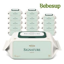 [내일도착] 베베숲 시그니처 그린 70매 캡 10팩+5팩/총 15팩, 시그니처 그린 70매 캡 15팩