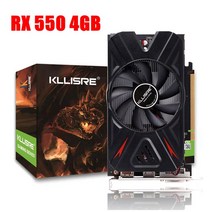 kllisre rx 560 4gb rx 550 4gb 새 그래픽 카드 128bit gddr5 비디오 카드 amd radeon rx560 550 4g