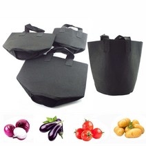 텃밭화분 대형화분 야채 감자 꽃 식물 패브릭 심기 화분 펠트 성장 원예 정원 도구, 04 5gal