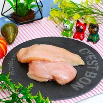 도꾸네 강아지 간식 생식 수제간식 재료 닭가슴살 1kg 생육, 단품, 단품