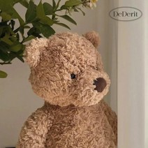 데데리트 안고자는 귀여운 브라운 곰돌이 인형 애착 테디베어 곰인형 35cm, 브라운베어