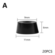 상다리부속 고무 발 범퍼 라운드 미끄럼 방지 테이블 의자 커버 증가 가구 패드 나무 바닥 보호대 전자 20 개로트, [02] A